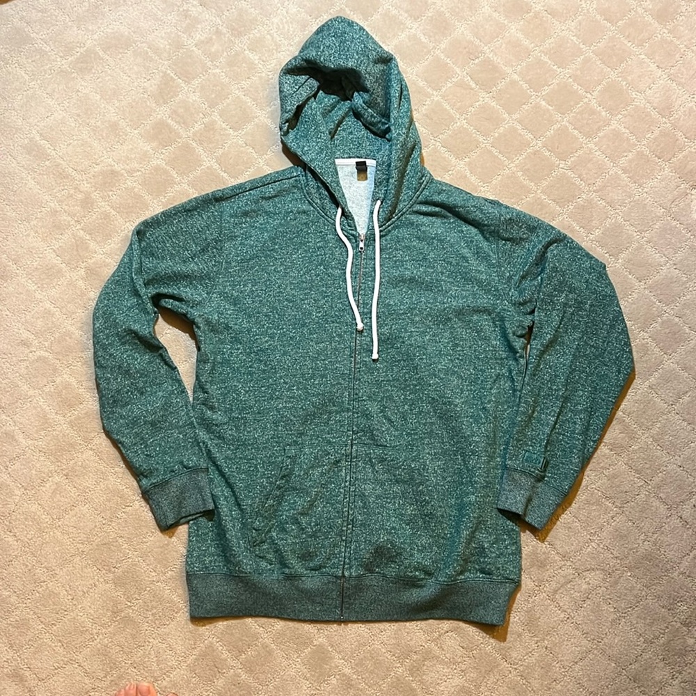 District Green Full Zip Fleece “SVB” Hoodie. Size XXL